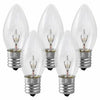 Christmas Bulbs, C9 Clear, 25-Pk.