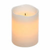 Flameless Candle, Cream, 3 x 4-In. Pillar