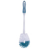 18.5 In. Polypropylene Bristle Toilet Bowl Brush With Rubber Grip