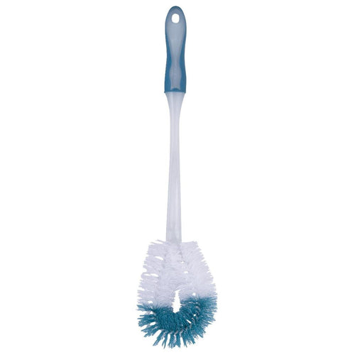 18.5 In. Polypropylene Bristle Toilet Bowl Brush With Rubber Grip