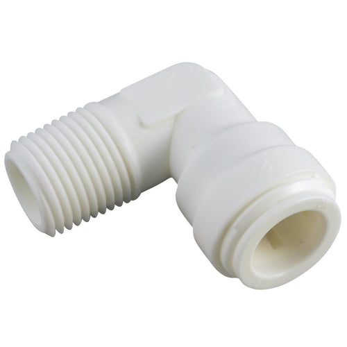 Anderson Metals 1/4 In. OD x 1/4 In. MIP Push-in Male Plastic Elbow