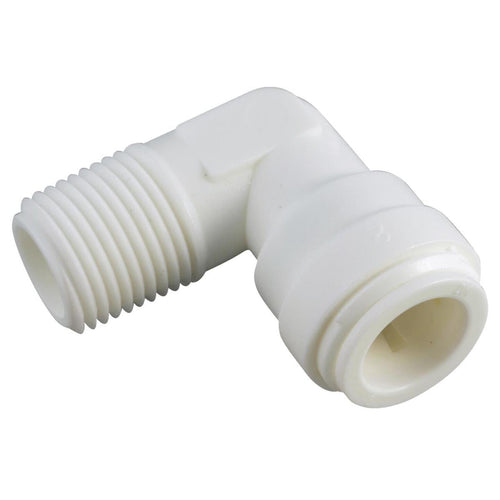 Anderson Metals 1/4 In. OD x 1/8 In. MIP Push-in Male Plastic Elbow
