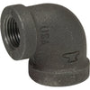 Anvil 1/2 In. x 3/8 In. 90 deg Malleable Black Iron Reducing Elbow
