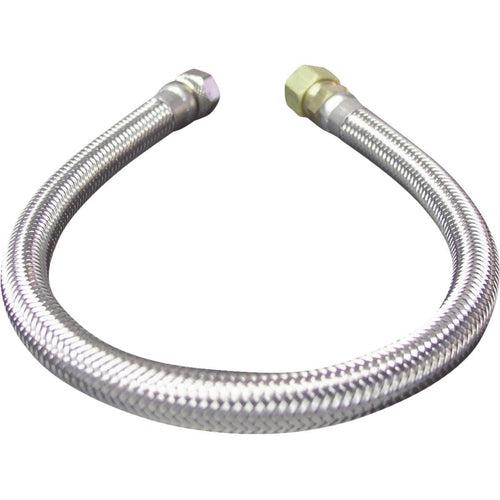 B&K 3/8 In. F X 3/8 In. OD X 20 In. L Stainless Steel Faucet Connector