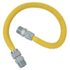 BrassCraft ProCoat 5/8 In. x 1/2 In. x 24 In. Gas Connector