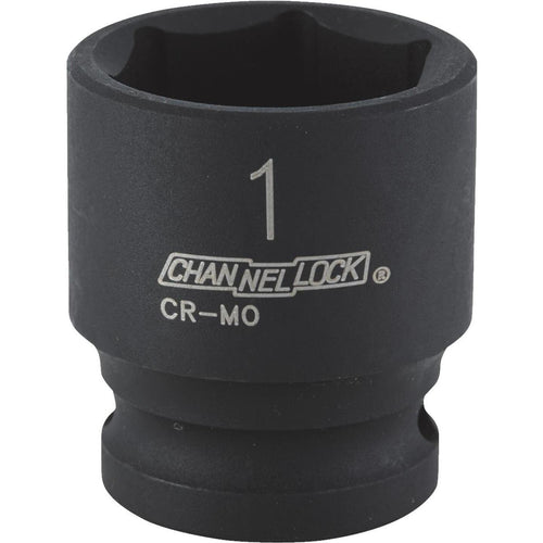 Channellock 1/2 In. Drive 1 In. 6-Point Shallow Standard Impact Socket