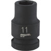 Channellock 1/2 In. Drive 11 mm 6-Point Shallow Metric Impact Socket