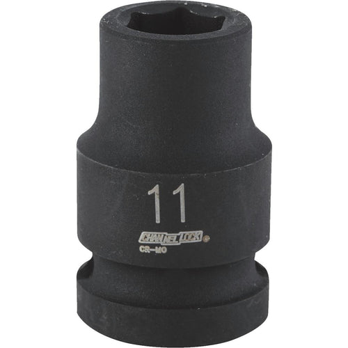 Channellock 1/2 In. Drive 11 mm 6-Point Shallow Metric Impact Socket
