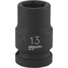 Channellock 1/2 In. Drive 13 mm 6-Point Shallow Metric Impact Socket