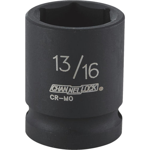 Channellock 1/2 In. Drive 13/16 In. 6-Point Shallow Standard Impact Socket