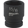 Channellock 1/2 In. Drive 15/16 In. 6-Point Shallow Standard Impact Socket