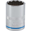 Channellock 1/2 In. Drive 21 mm 12-Point Shallow Metric Socket