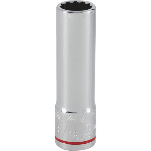 Channellock 1/2 In. Drive 9/16 In. 12-Point Deep Standard Socket