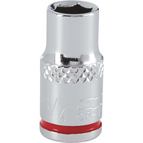 Channellock 1/4 In. Drive 1/4 In. 6-Point Shallow Standard Socket