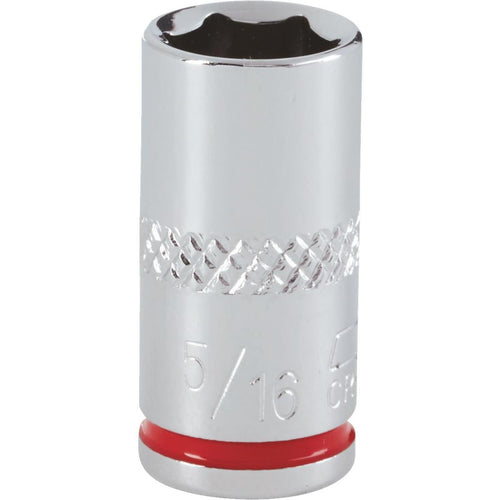 Channellock 1/4 In. Drive 5/16 In. 6-Point Shallow Standard Socket