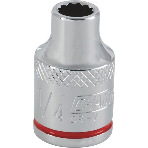 Channellock 3/8 In. Drive 1/4 In. 12-Point Shallow Standard Socket
